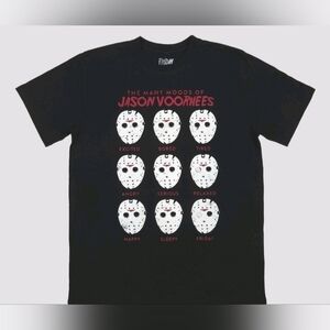 Friday The 13th Adult Horror shirt The Many Moods Of Jason Voorhees 2x Gothcore